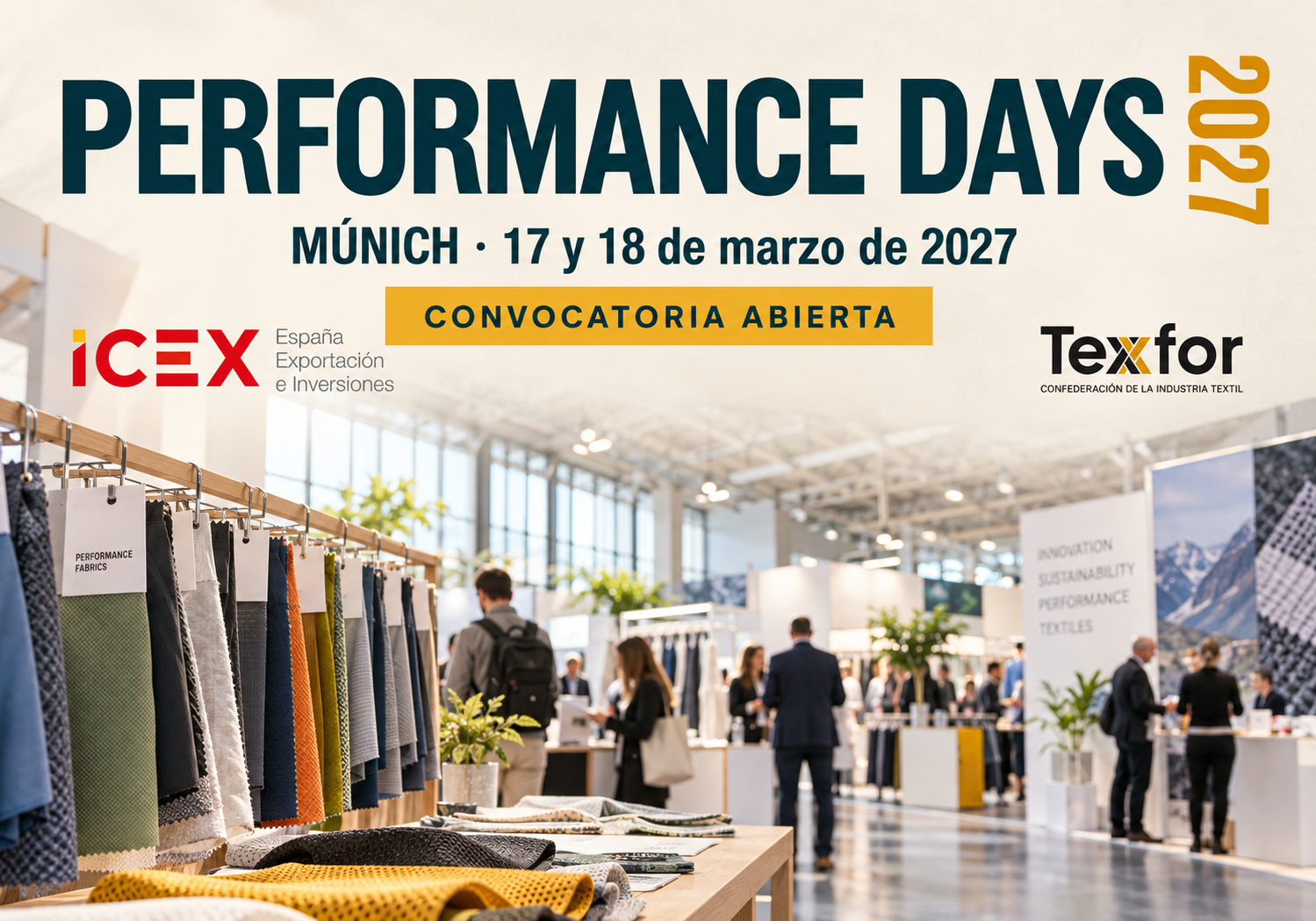 Abierta la convocatoria de ayudas ICEX para la Performance Days - Múnich 2027